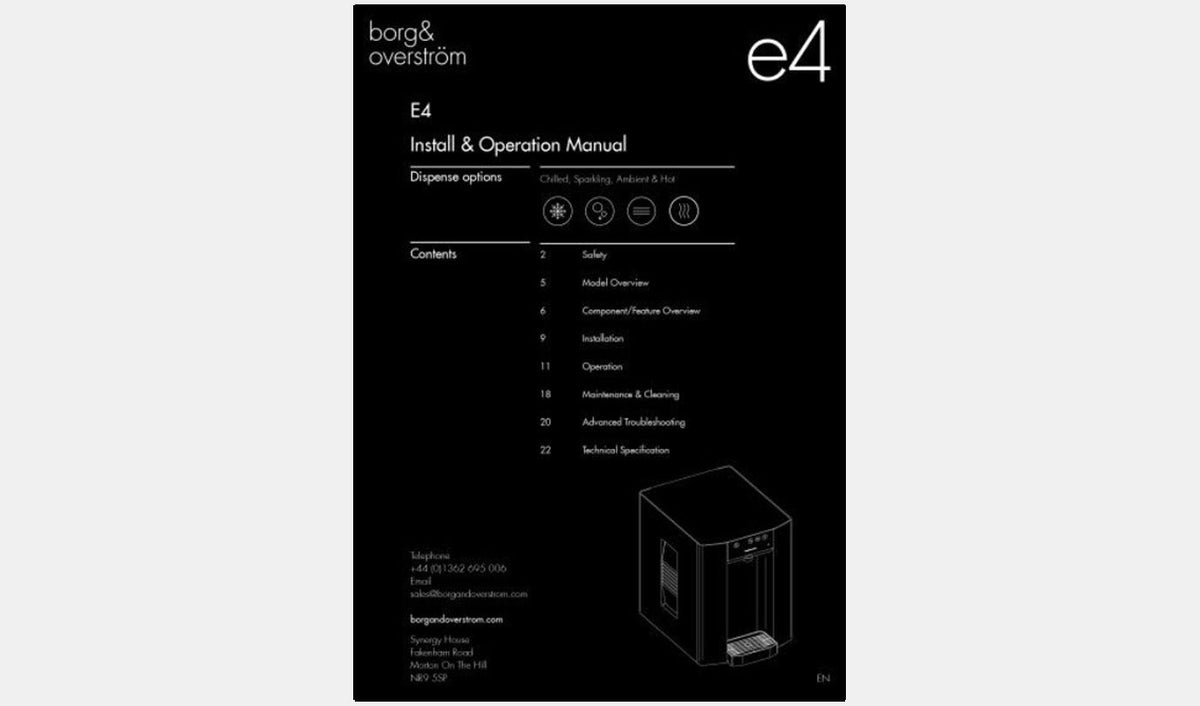 E4 Install & Operation Manual