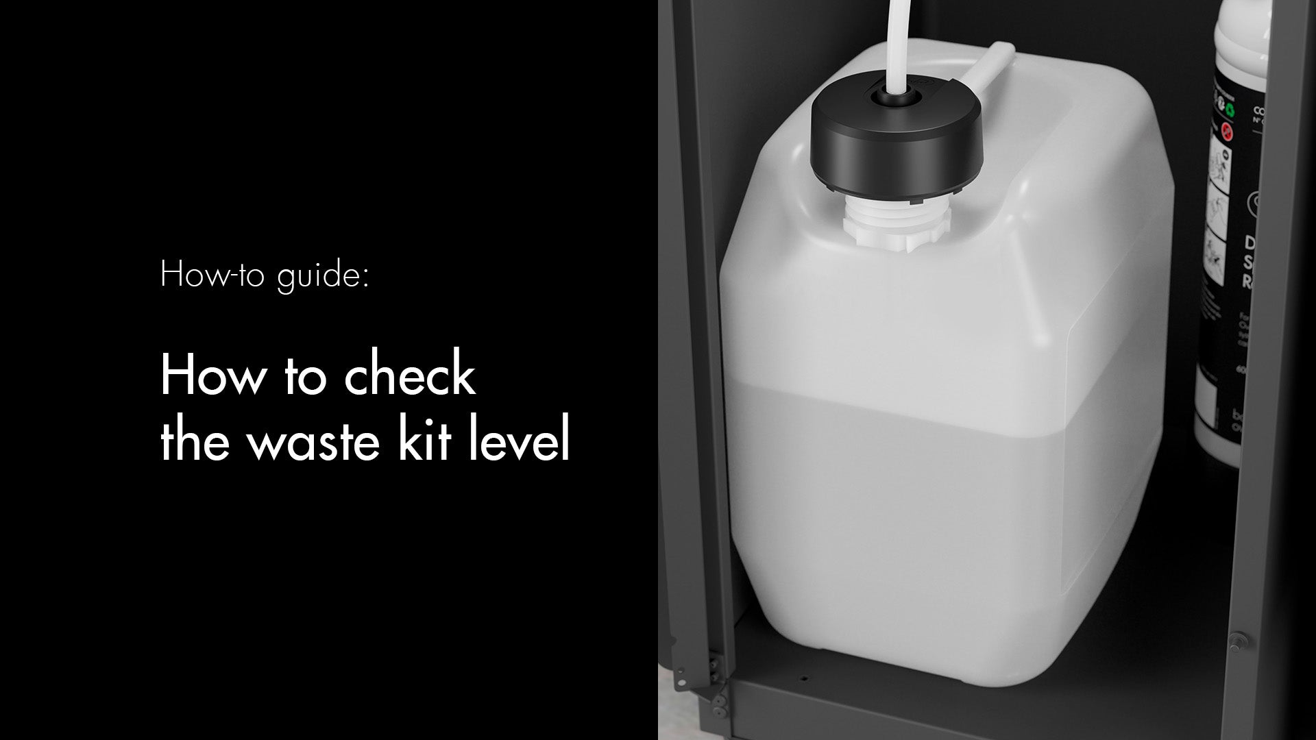 How to check the waste kit level – Borg & Overström