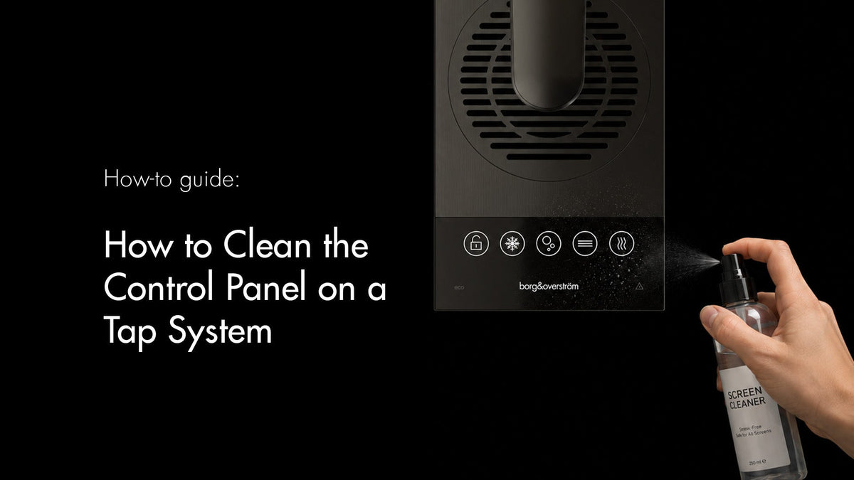 How to Clean the Control Panel on a Tap System